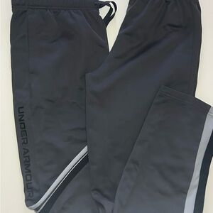 Under Armour Men’s Black Joggers with Gray Reflective Stripe